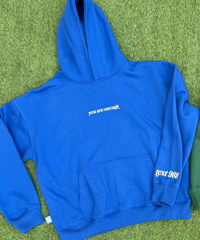 "If You Need A Sign" Hoodie Blue