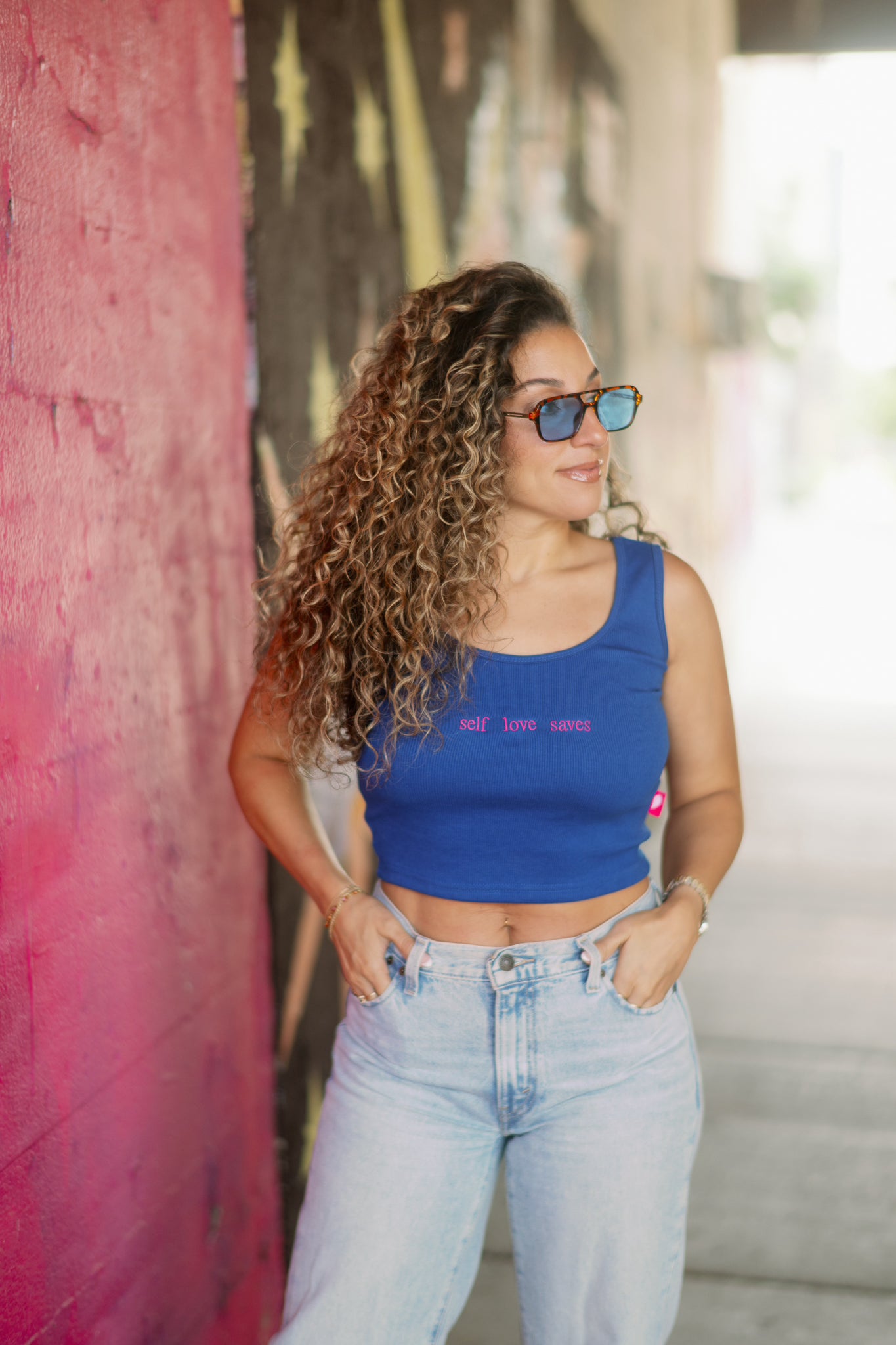 Self Love Saves Cropped Tank