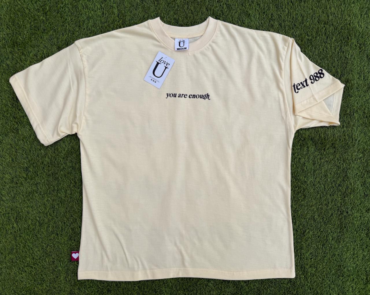 "If You Need A Sign" T-Shirt Off White