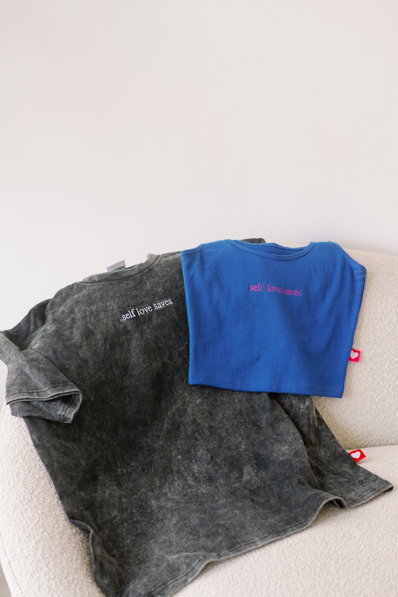Self Love Saves Acid Wash T-Shirt